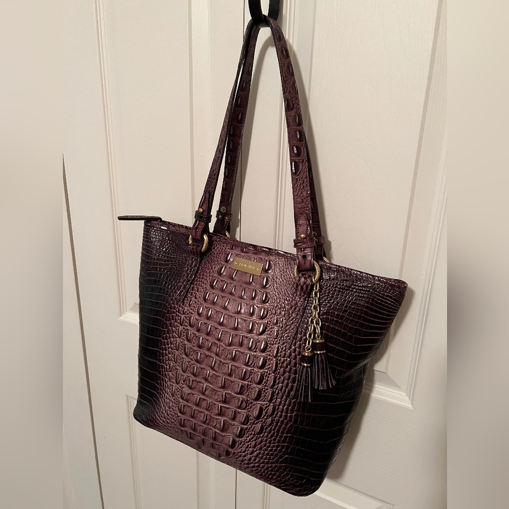 Brahmin Medium Asher Tote Fig Melbourne